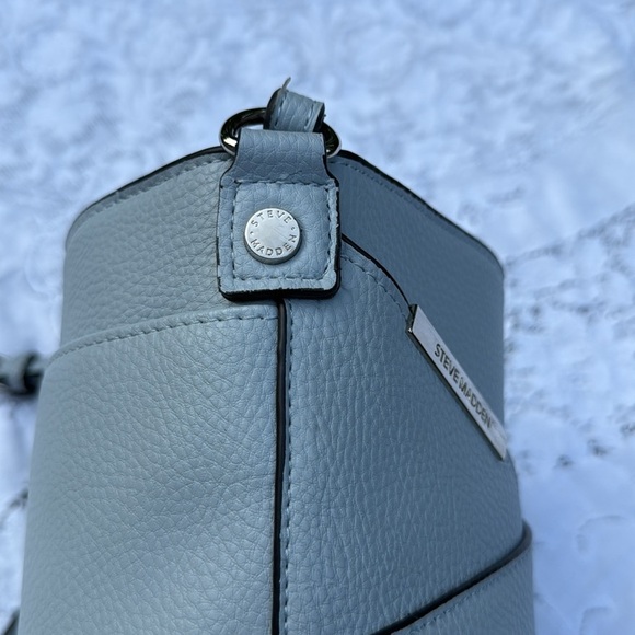 Steve Madden Chic Light blue Crossbody Bag 9.5x9.5 inches - Picture 8 of 9